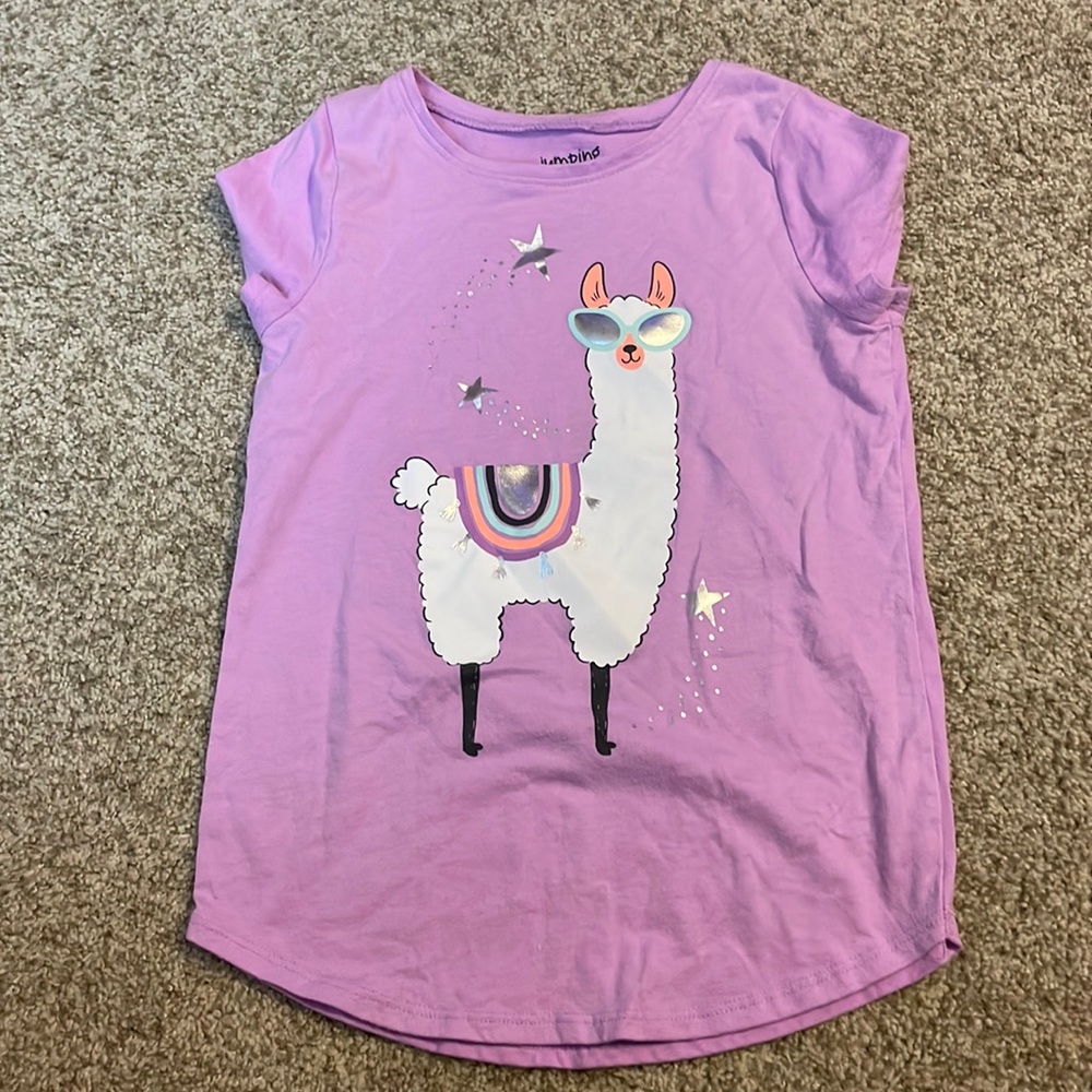 Girls shirt sleeve graphic tee